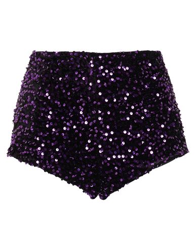 Actualee Woman Shorts & Bermuda Shorts Purple Size 6 Polyester