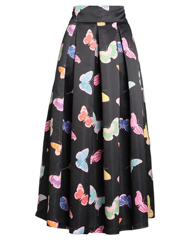 5 Progress Woman Maxi Skirt Black Size M Polyester