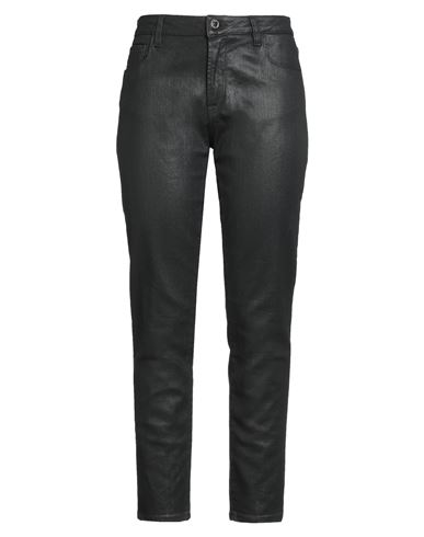2w2m Woman Pants Black Size 32 Cotton, Elastane, Polyester