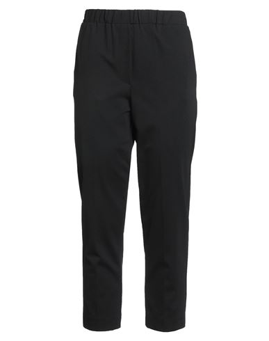 Shirtaporter Woman Pants Black Size 8 Cotton, Nylon, Elastane