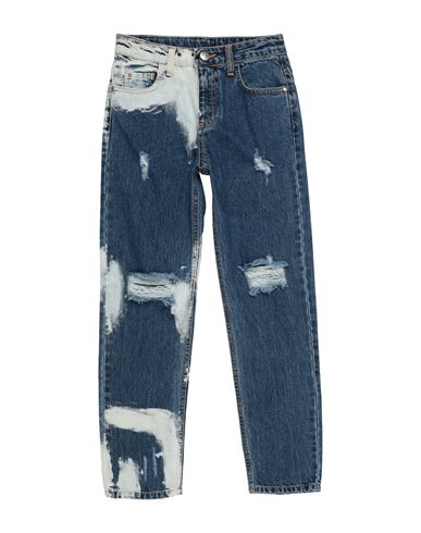 John Richmond Toddler Boy Jeans Blue Size 5 Cotton In Blue
