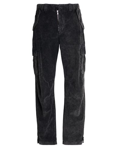 Dolce & Gabbana Man Pants Charcoal Size 34 Cotton, Elastane In Black