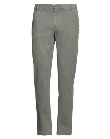 40weft Man Pants Military Green Size 38 Tencel, Cotton, Elastane In Gray