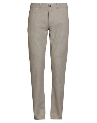 Isaia Man Pants Sand Size 40 Wool, Cotton, Cashmere In Brown