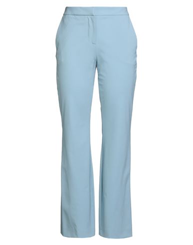 Lardini Woman Pants Pastel Blue Size 4 Cotton, Polyester, Elastane In Blue