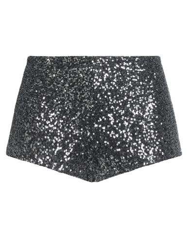 Ottod'ame Woman Shorts & Bermuda Shorts Lead Size 8 Polyester In Black