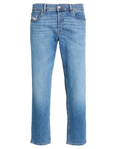 Diesel Man Jeans Blue Size 34w-32l Cotton, Elastane In Blue