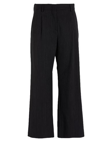 Lardini Woman Pants Black Size 10 Wool, Elastane In Black