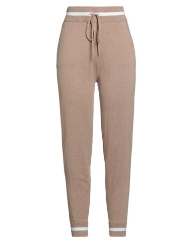 Ballantyne Of Peebles Woman Pants Camel Size 6 Cashmere