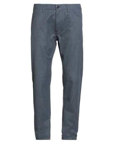 Isaia Man Pants Blue Size 42 Cotton In Blue