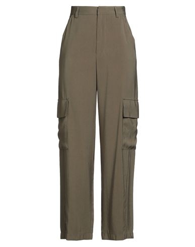 Soallure Woman Pants Military Green Size 6 Viscose, Polyester
