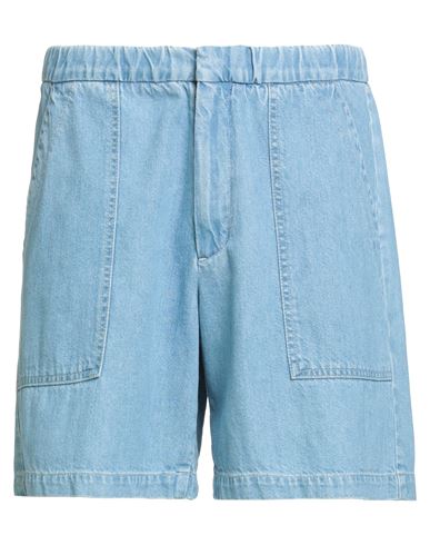 Philippe Model Man Denim Shorts Blue Size 36 Cotton