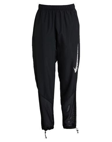 Nike Woman Pants Black Size Xl Polyester, Elastane