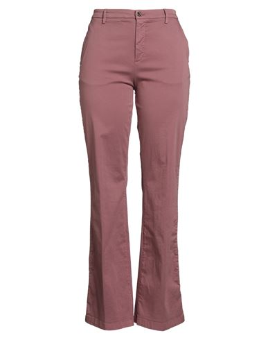 Liu •jo Woman Pants Antique Rose Size 32 Cotton, Elastane In Pink
