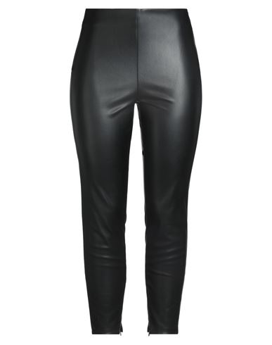 Kaos Woman Pants Black Size 12 Polyester, Polyurethane In Black