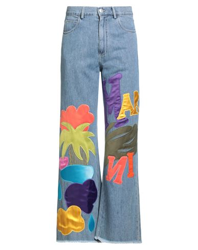 Marni X No Vacancy Inn Man Jeans Blue Size 30 Cotton, Viscose, Polyester