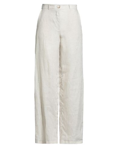 La Semaine Paris Woman Pants Beige Size 10 Linen