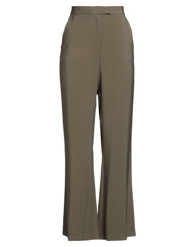 Soallure Woman Pants Military Green Size 8 Viscose, Polyester