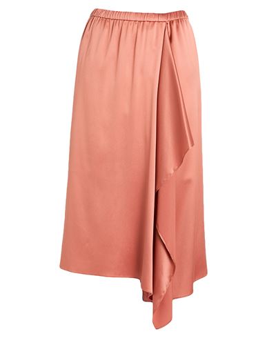 Brunello Cucinelli Woman Midi Skirt Antique Rose Size 6 Silk, Elastane In Pink