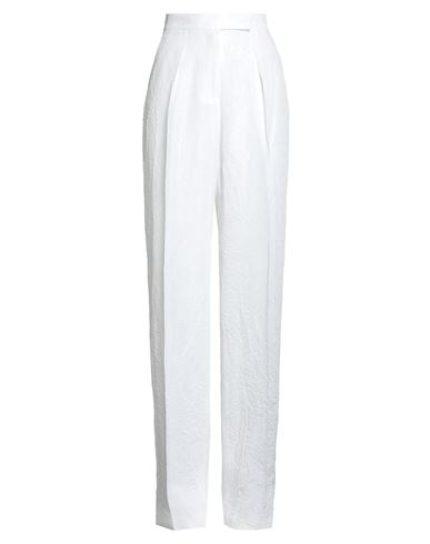 Max Mara Woman Pants White Size 12 Acetate In White