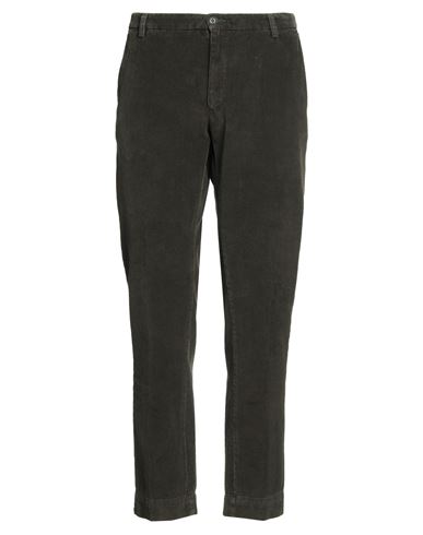 40weft Man Pants Military Green Size 36 Cotton