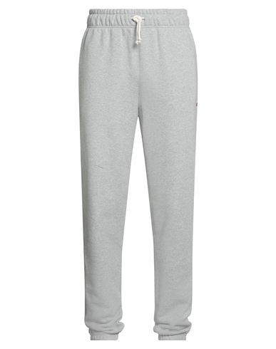 New Balance Man Pants Grey Size M Cotton, Polyester