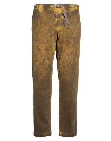 White Sand Man Pants Mustard Size 28 Cotton, Elastane In Gray