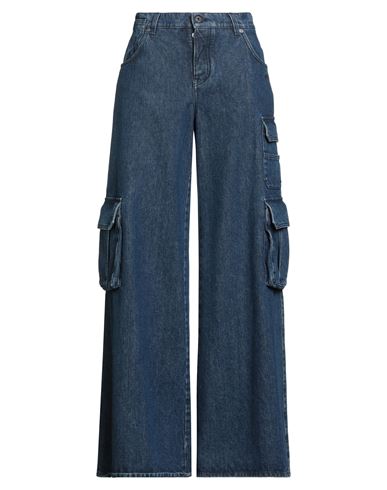 Off-white Woman Jeans Blue Size 30 Cotton