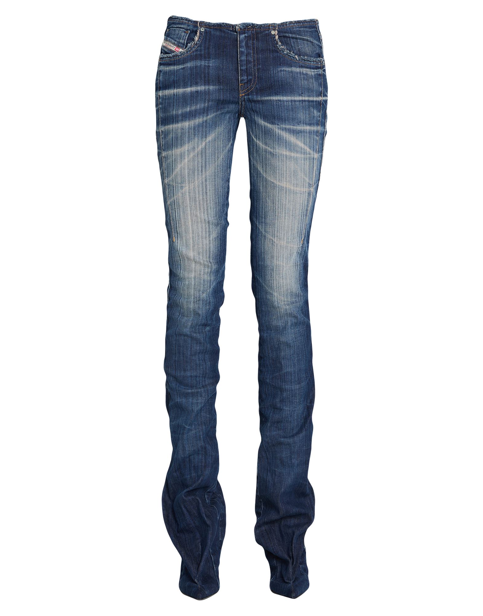 《セール開催中》DIESEL レディース ジーンズ ブルー 26W-39EU コットン 98% / ポリウレタン 2%