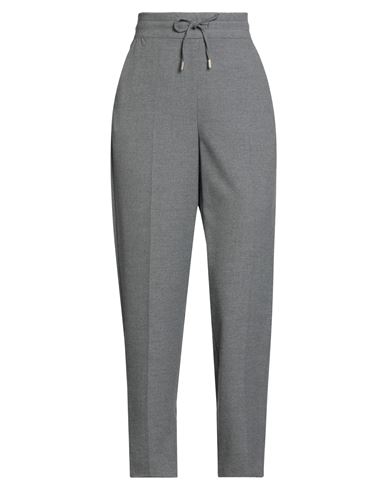 Emme By Marella Woman Pants Grey Size 12 Polyester, Viscose, Elastane