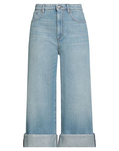 Sportmax Woman Jeans Blue Size 26 Cotton In Blue