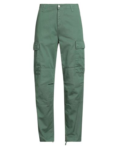 Carhartt Man Pants Green Size 32w-32l Organic Cotton In Green