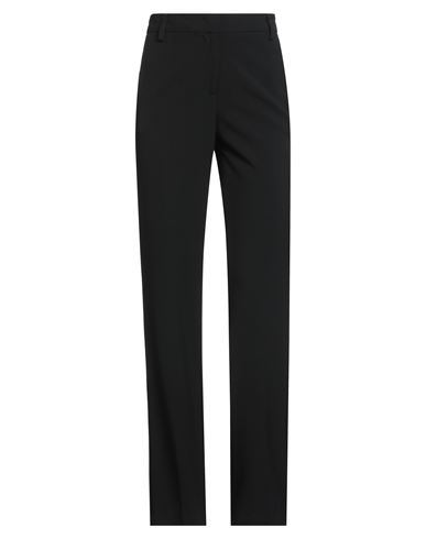 Despiral Woman Pants Black Size 10 Polyester, Viscose, Elastane