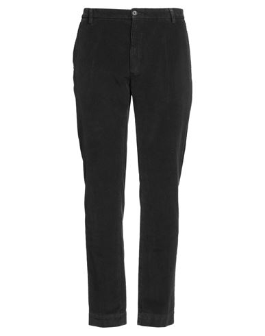 40weft Man Pants Charcoal Size 38 Cotton In Black
