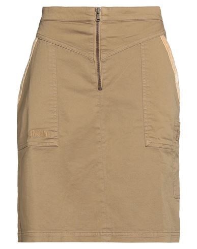 Aeronautica Militare Woman Mini Skirt Camel Size 6 Cotton, Elastane