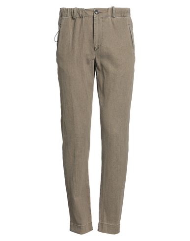 Rrd Man Pants Khaki Size 38 Linen, Viscose, Polyurethane In Neutral