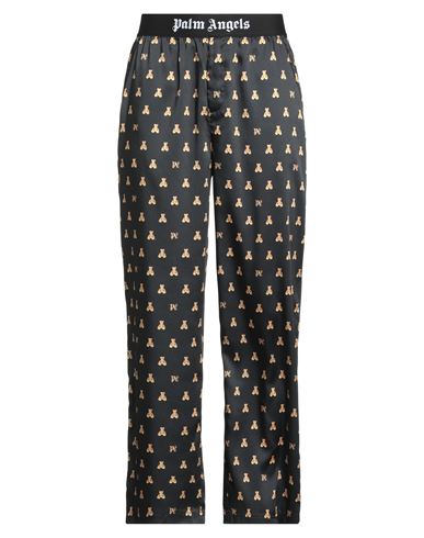 Palm Angels Man Pants Black Size 34 Polyester, Polyamide, Elastane In Black