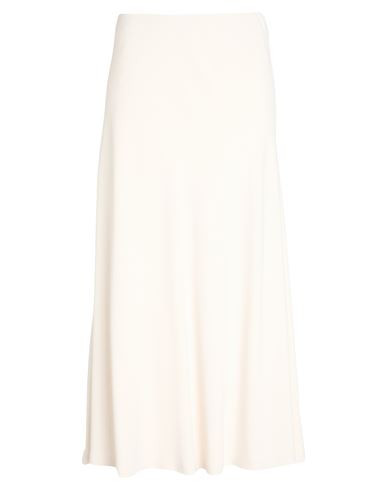 Brunello Cucinelli Woman Midi Skirt Ivory Size 10 Viscose, Elastane
