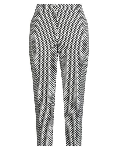 Clips More Woman Pants Black Size 14 Polyester, Viscose, Polyamide, Elastane In White