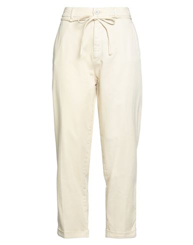 Mason's Woman Pants Cream Size 4 Lyocell, Viscose, Elastane In White
