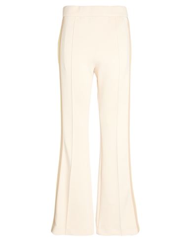 Fendi Woman Pants Beige Size 8 Polyester, Elastane In Neutral