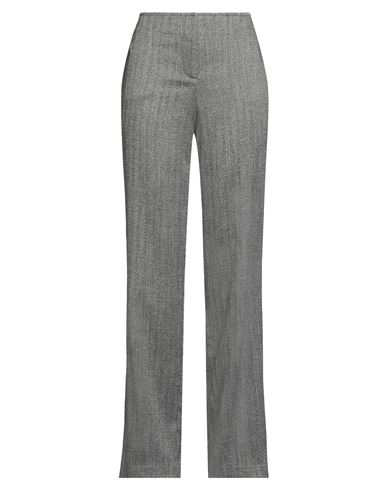 Compagnia Italiana Woman Pants Black Size 8 Polyester, Viscose, Elastane In Gray
