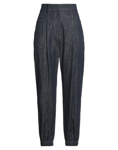 Brunello Cucinelli Woman Jeans Blue Size 6 Cotton In Blue