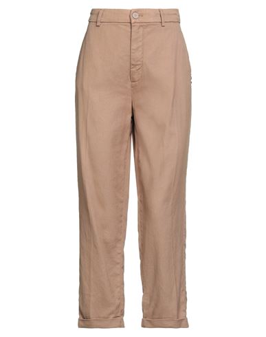 Mason's Woman Pants Camel Size 2 Lyocell, Cotton In Brown