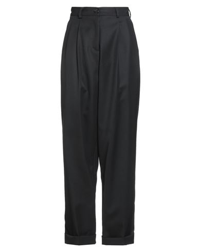 Isabel Benenato Woman Pants Black Size 8 Virgin Wool In Black