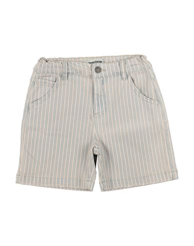 Tocoto Vintage Toddler Boy Denim Shorts Blue Size 4 Cotton, Elastane In Blue