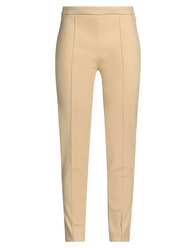 Loro Piana Woman Pants Sand Size 6 Cotton, Elastane In Yellow
