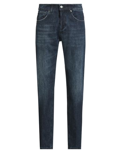 Dondup Man Jeans Blue Size 30 Cotton, Elastane In Blue