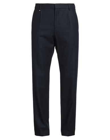 Hugo Boss Boss Man Pants Midnight Blue Size 34 Recycled Wool, Polyamide In Blue