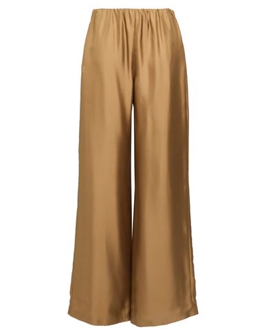 Herth Woman Pants Sand Size Xl Silk In Beige